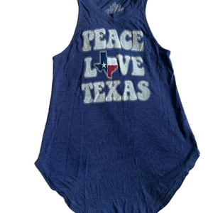 Peace Love Texas sleeveless t shirt